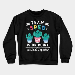 Cute SPED Teacher Gift Special Education Cactus SPED Teacher T-Shirt Crewneck Sweatshirt